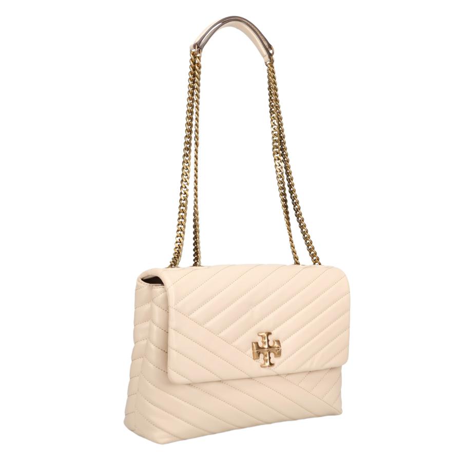 トリー バーチ TORY BURCH バッグ ショルダーバッグ レディース 斜めがけ 本革 軽量 大きめ KIRA LARGE SHOULDER BAG ベージュ 90446 爆買の画像