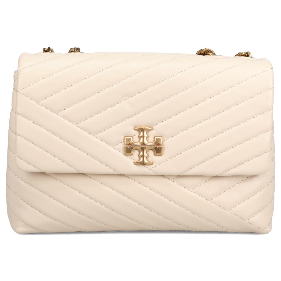 トリー バーチ TORY BURCH バッグ ショルダーバッグ レディース 斜めがけ 本革 軽量 大きめ KIRA LARGE SHOULDER BAG ベージュ 90446 爆買の画像