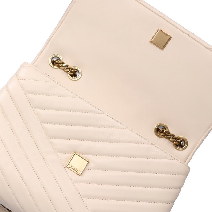 トリー バーチ TORY BURCH バッグ ショルダーバッグ レディース 斜めがけ 本革 軽量 大きめ KIRA LARGE SHOULDER BAG ベージュ 90446 爆買の画像