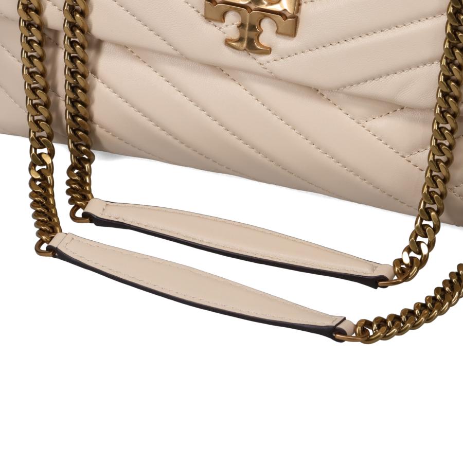 トリー バーチ TORY BURCH バッグ ショルダーバッグ レディース 斜めがけ 本革 軽量 大きめ KIRA LARGE SHOULDER BAG ベージュ 90446 爆買の画像