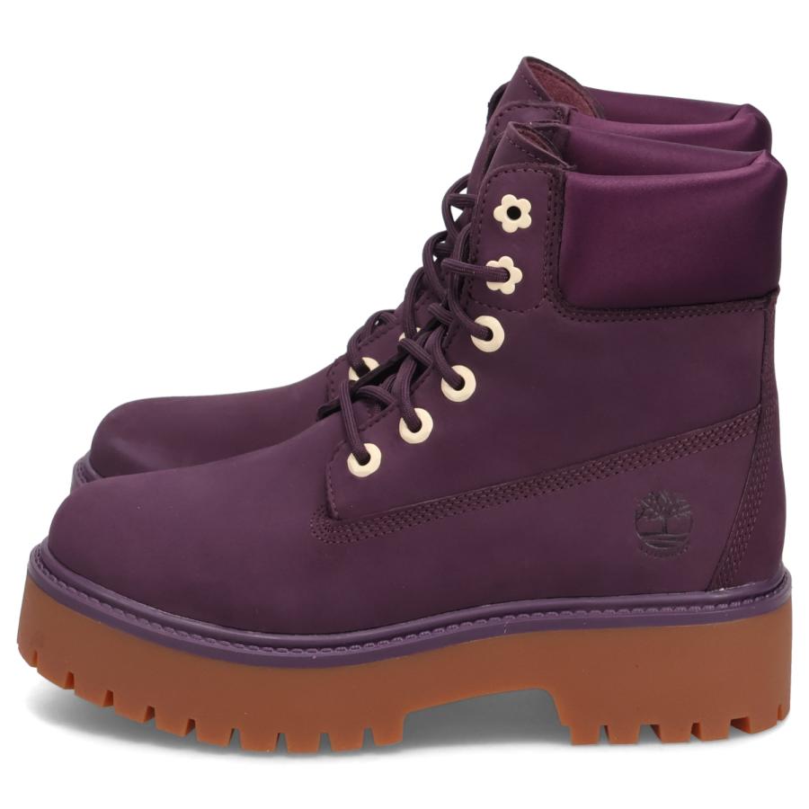 【週末最終値下】厚底ブーツ Timberland ティンバーランド ／紫パープル 厚底ブーツ Timberland ティンバーランド ／紫パープル
