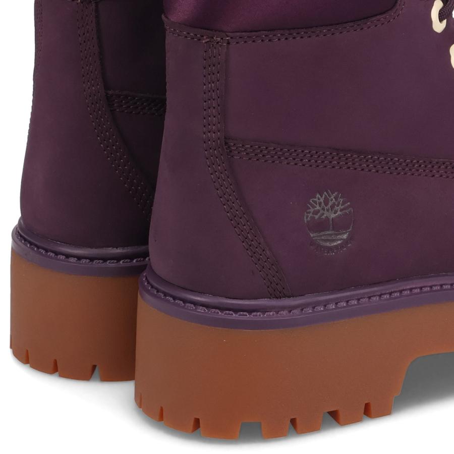 【週末最終値下】厚底ブーツ Timberland ティンバーランド ／紫パープル 週末最終値下】厚底ブーツ Timberland ティンバーランド ／紫