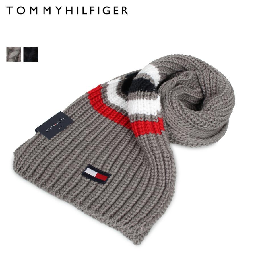 トミーヒルフィガー Tommy Hilfiger マフラー メンズ レディース Muffler グレー ネイビー 1ct0232 Tmh 1ct0232 スニークオンラインショップ 通販 Yahoo ショッピング