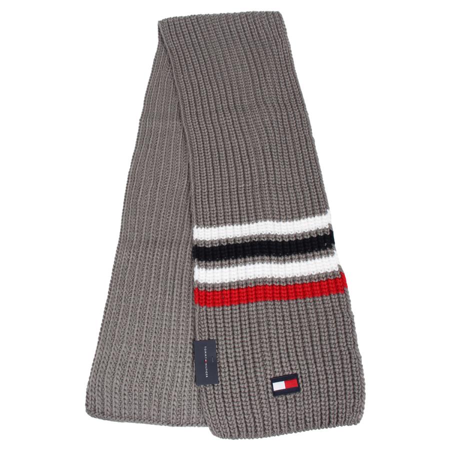 トミーヒルフィガー TOMMY HILFIGER マフラー メンズ レディース MUFFLER グレー ネイビー 1CT0232｜sneak｜05