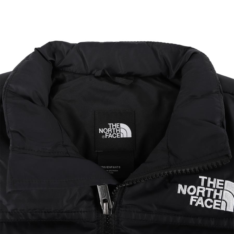 ノースフェイス THE NORTH FACE ダウン ジャケット アウター キッズ 防寒 KID 1996 RETRO NUPTSE JACKET ブラック 黒 NF0A82TS｜sneak｜03