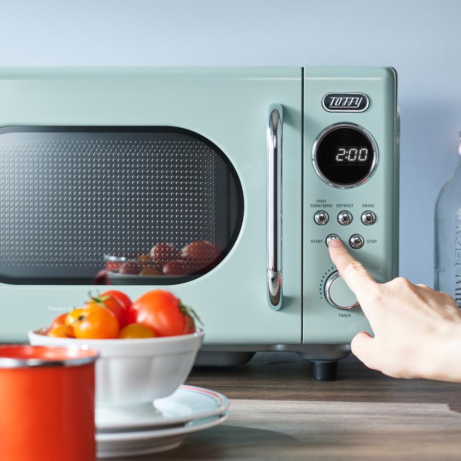 Toffy 特典付き トフィー 電子レンジ 調理器 フラット テーブル 16L 横