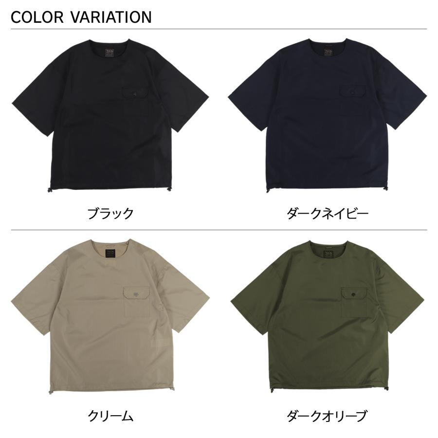 TAION タイオン Tシャツ ノンダウン ミリタリー ハーフ スリーブ カットソー メンズ 半袖 NON DOWN MILITARY HALF SLEEVE CUT SEW TAION-CS02NDML-1｜sneak｜06