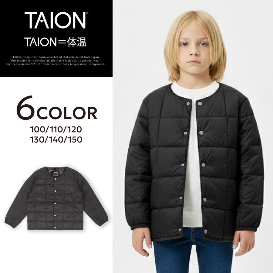 TAION（タイオン） インナーダウン ジャケット ベーシック クルー