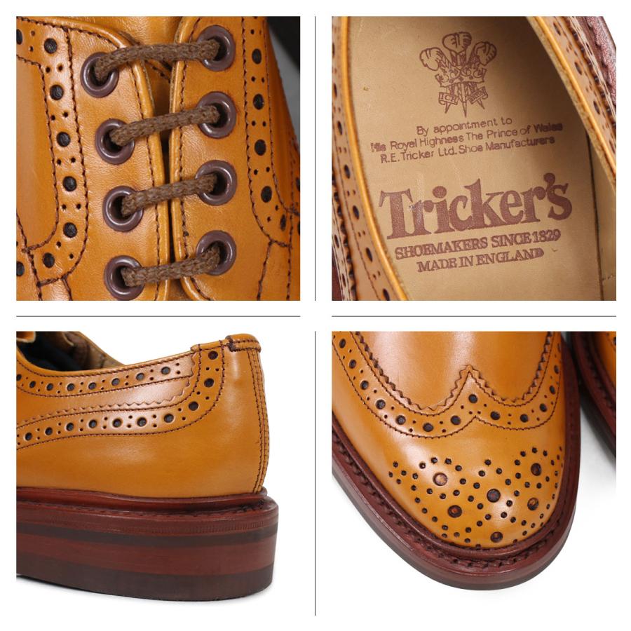 トリッカーズ Trickers ウイングチップ シューズ BOURTON M5633 5ワイズ メンズ｜sneak｜06