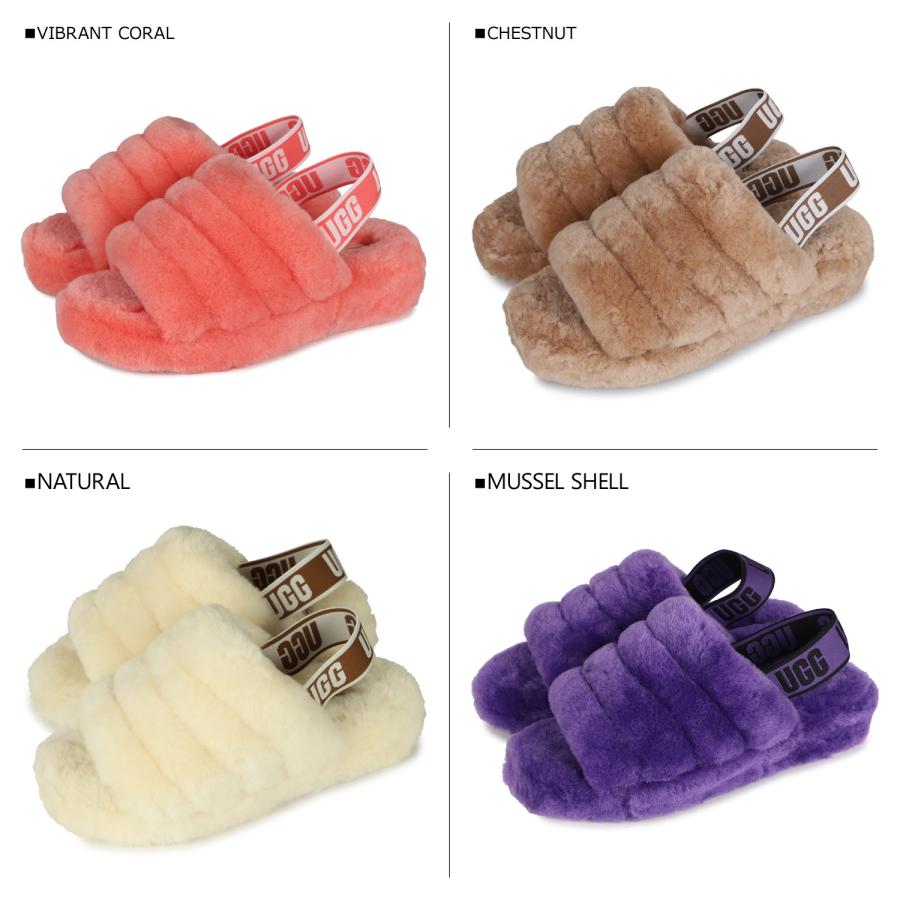 UGG アグ サンダル ムートン フラッフ イヤー スライド UGG アグ サンダル ムートン フラッフ イヤー スライド