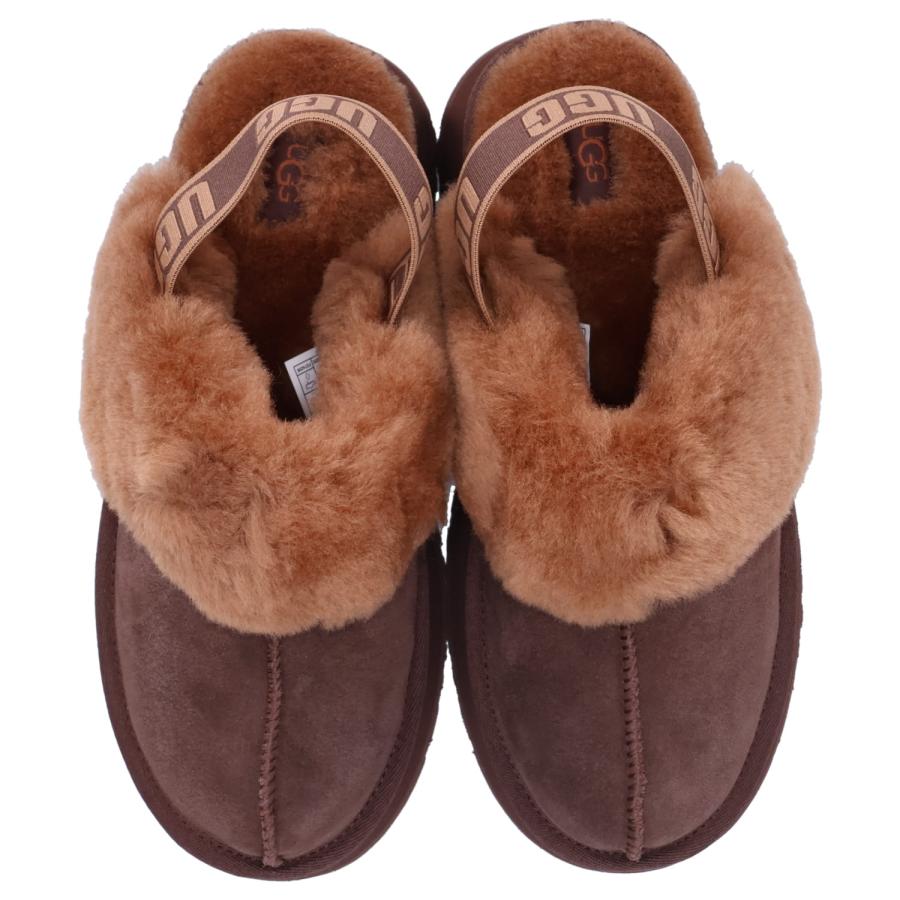 UGG（アグ） サンダル ファー ファンケット レディース 厚底 FUNKETTE