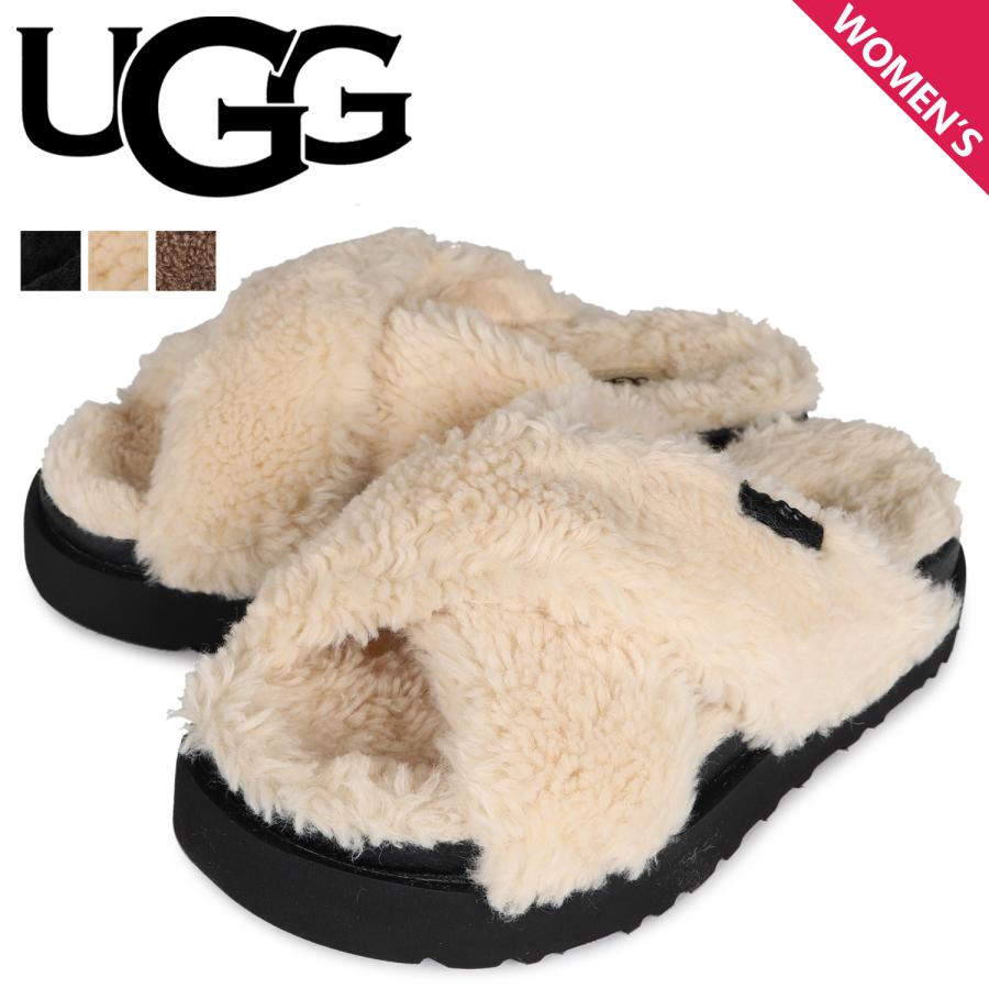 UGG アグ サンダル ファズ シュガー クロス スライド レディース UGG アグ サンダル ファズ シュガー クロス スライド レディース