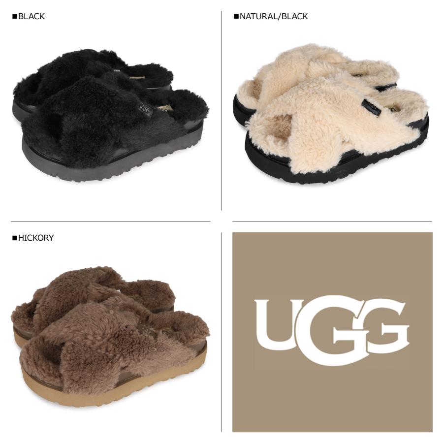UGG アグ サンダル ファズ シュガー クロス スライド レディース UGG アグ サンダル ファズ シュガー クロス スライド レディース