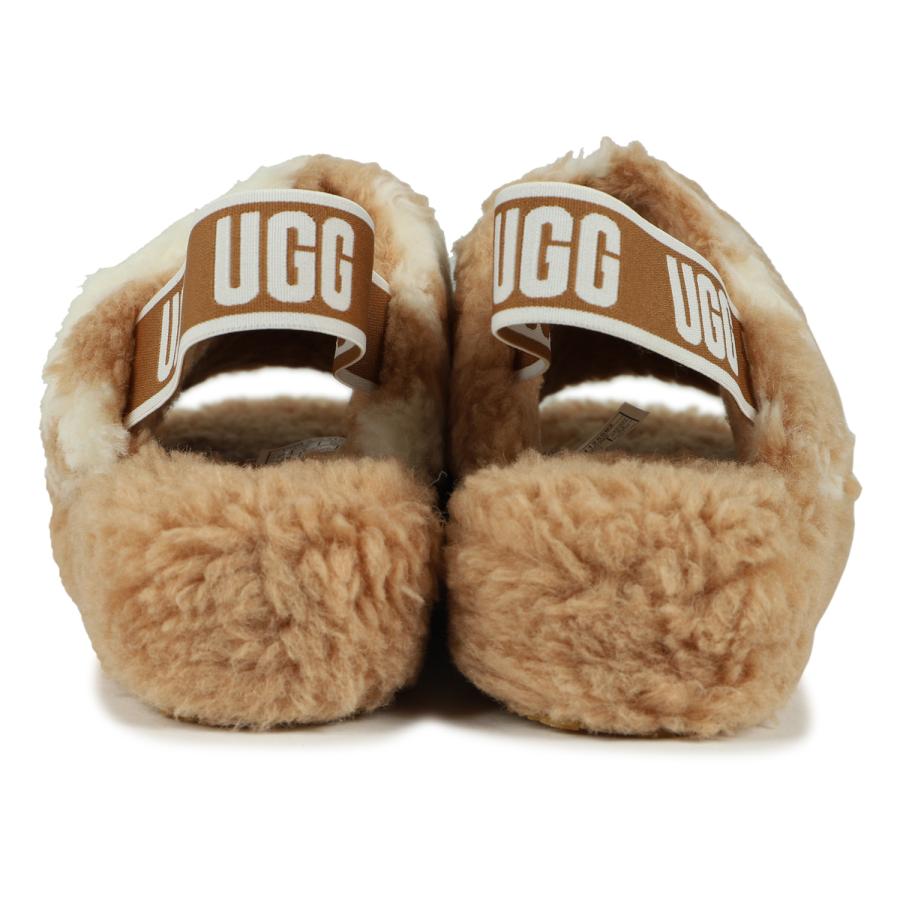 UGG（アグ） サンダル レディース ファー フラッフ イヤー スライド