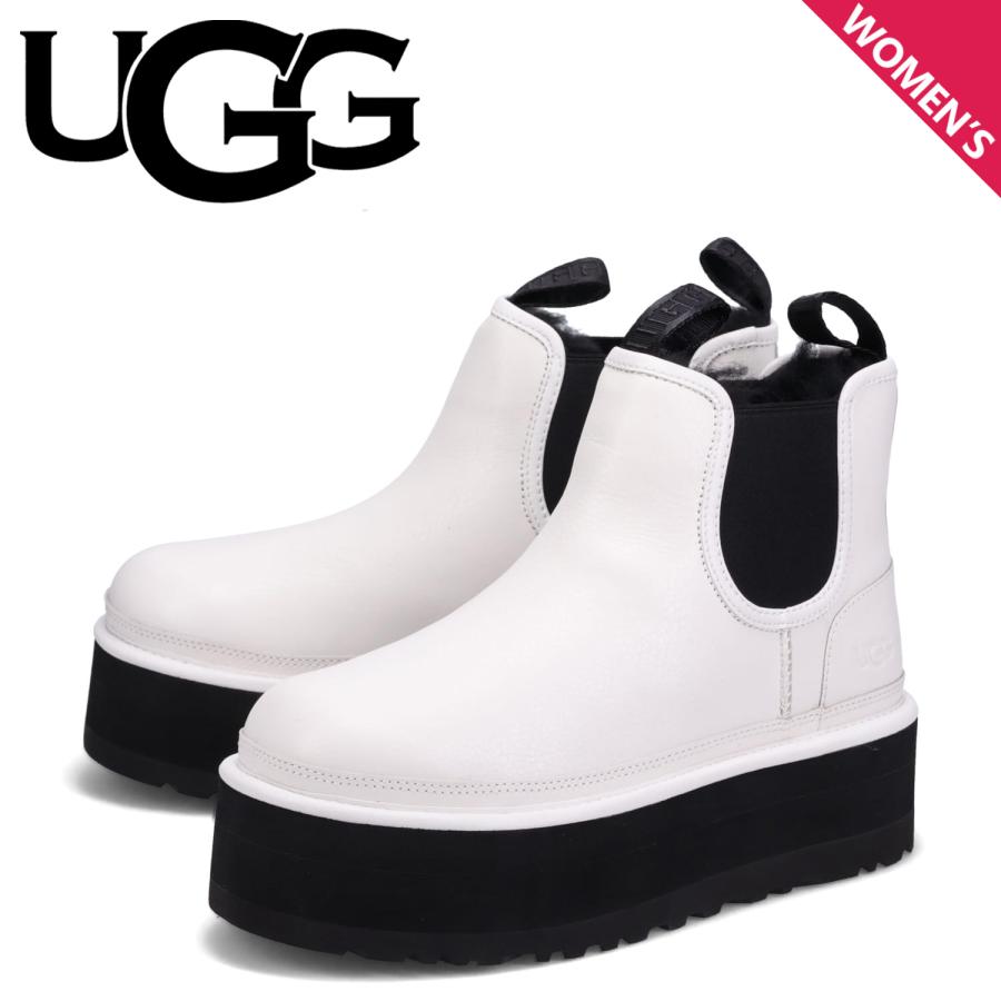 UGG アグ ニューメル プラットフォーム チェルシー ブーツ UGG アグ ニューメル プラットフォーム チェルシー ブーツ