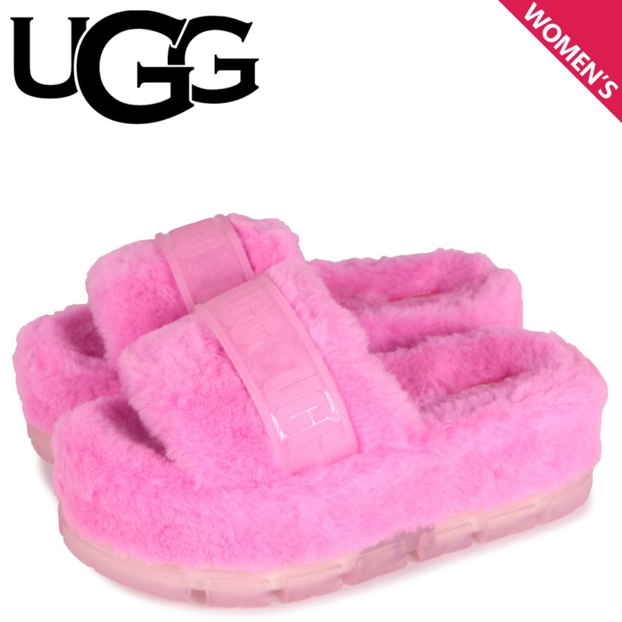 UGG アグ スライドサンダル フラッフィータ クリア レディース UGG アグ スライドサンダル フラッフィータ クリア レディース