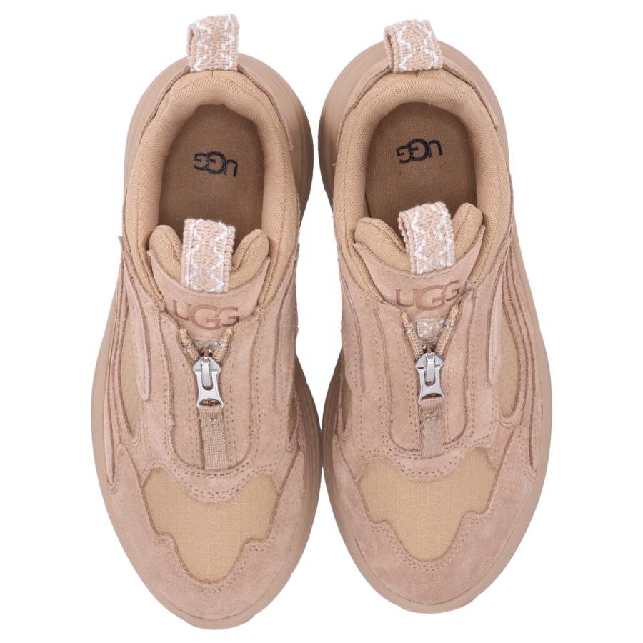 美品 アグ 23 厚底 スニーカー プラットフォームソール ブラウン スエード UGG（アグ） スニーカー レディース 厚底 CA1 ブラウン 1151653