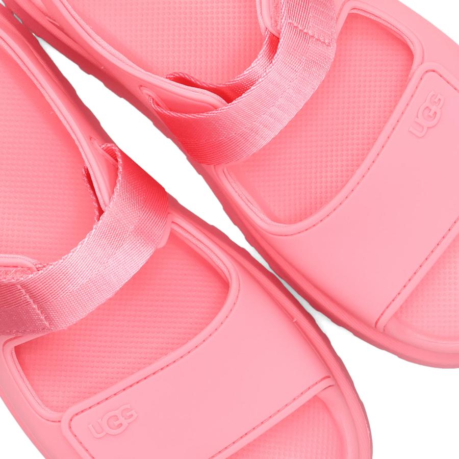 【美品】UGG サンダル ボワ マルチカラー ピンク ボア 厚底 レディース 美品】UGG サンダル ボワ マルチカラー ピンク ボア 厚底