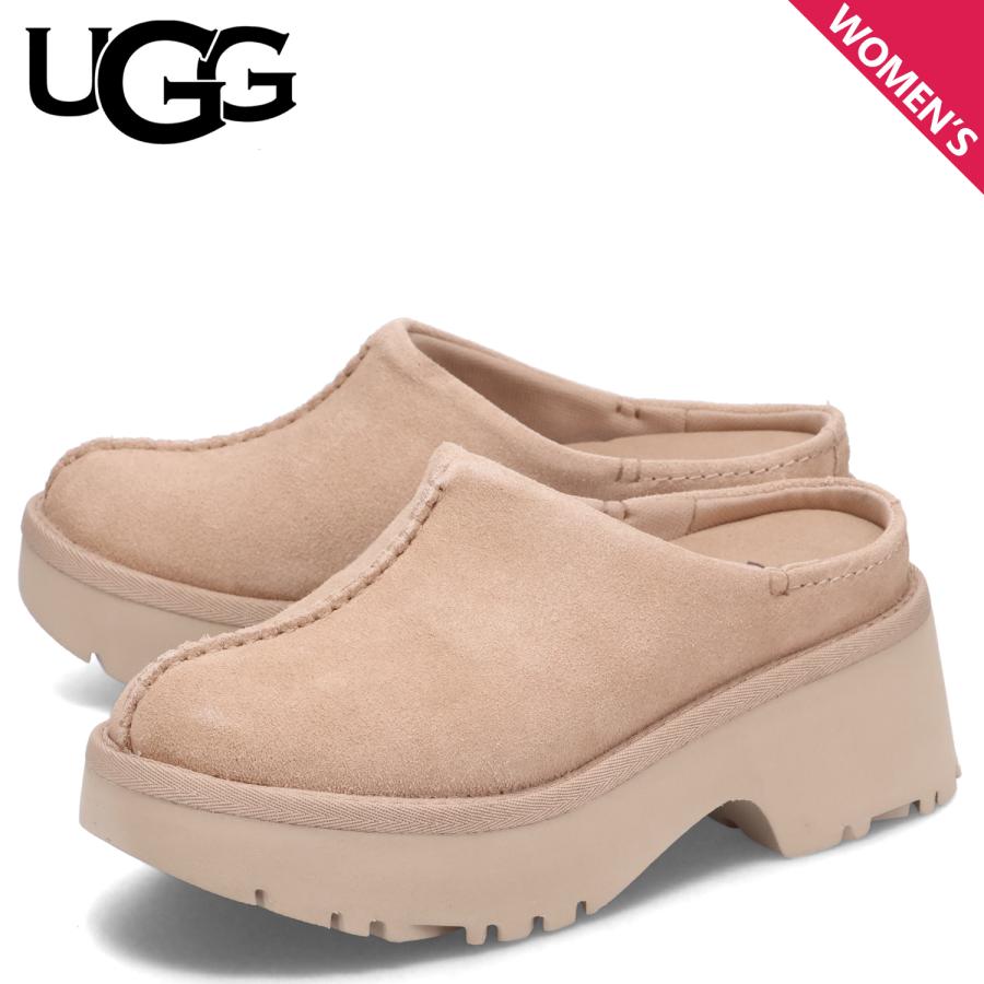 新品　未使用　UGG ニューハイツクロッグ　ベージュ サイズ6 23センチ UGG（アグ） クロッグサンダル ニュー ハイツ レディース 厚底 NEW