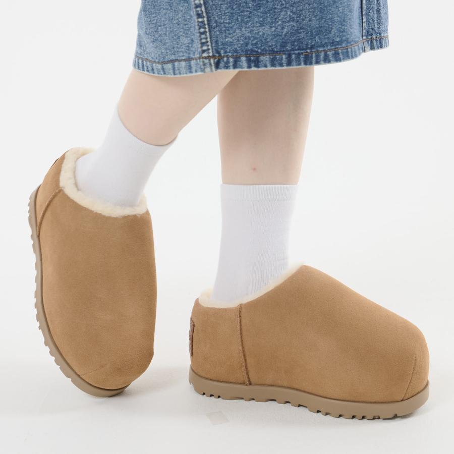 UGG（アグ） スリッポン ルームシューズ パンプド スライド レディース