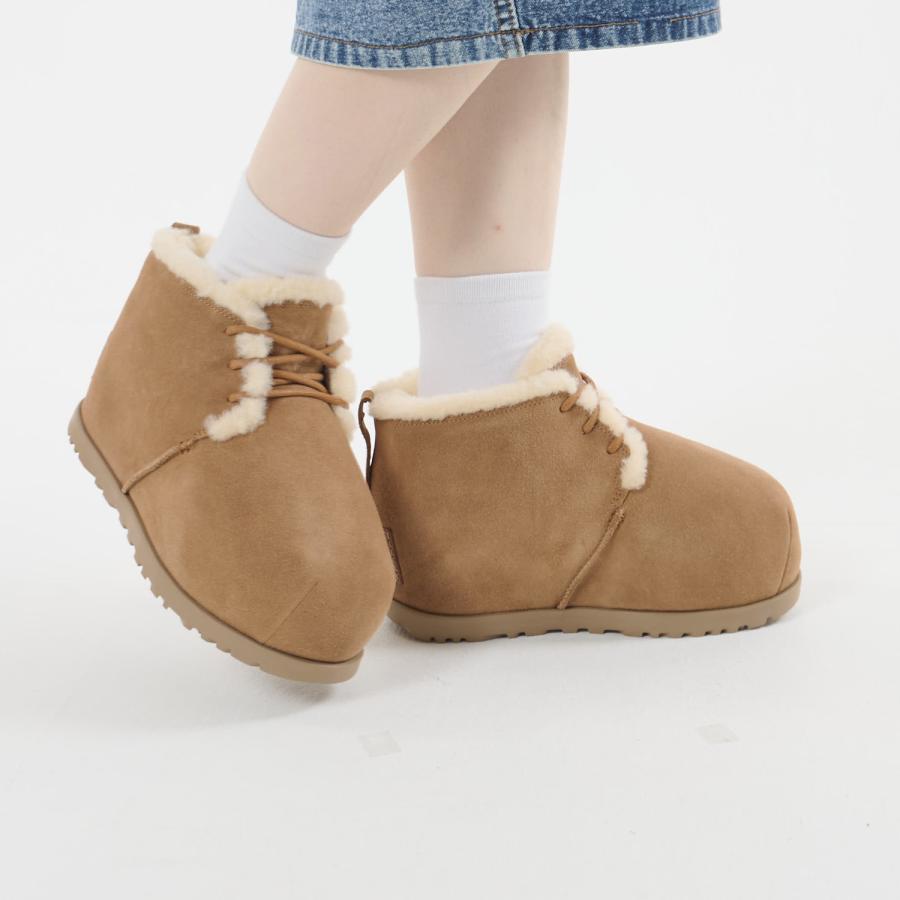 UGG（アグ） ブーツ ムートンブーツ ルームシューズ パンプド レース