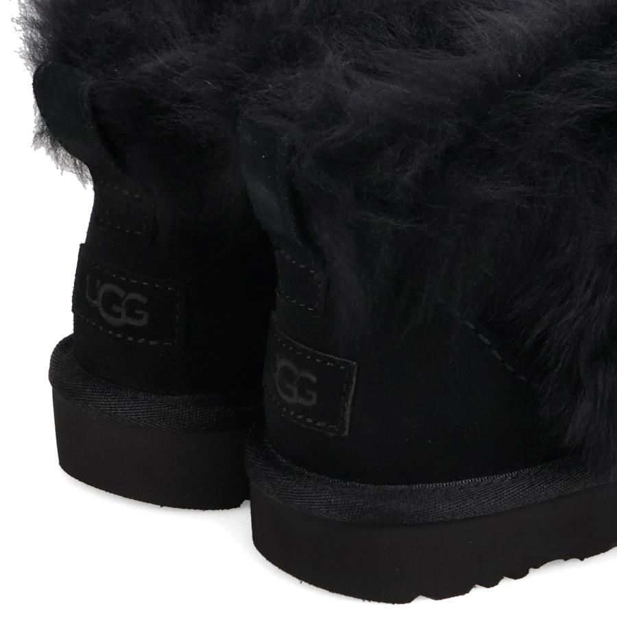 美品UGGアグ22センチW Classic Ultra Mini Bling黒 アグ UGG W CLASSIC ULTRA MINI CHALET クラシック ウルトラ ミニ