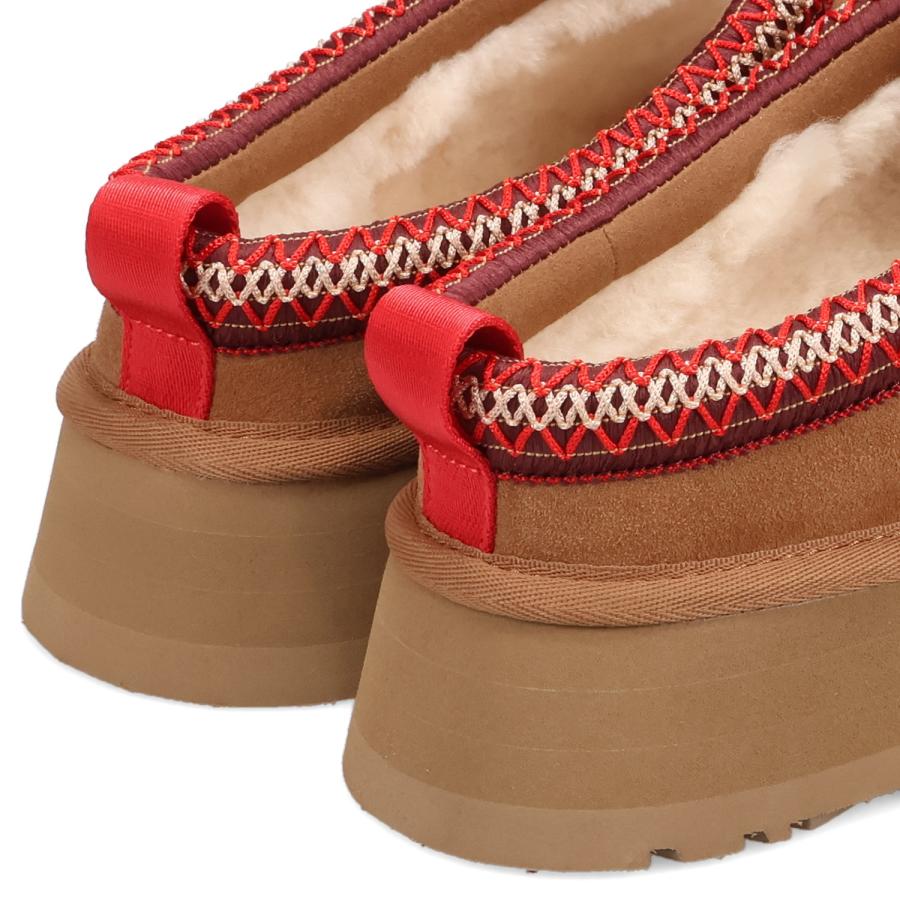 ✨蒸しパン✨UGG(アグ) ムートンブーツ 赤 UGG（アグ） ブーツ ムートンブーツ アンクル タズ II レディース TAZZ