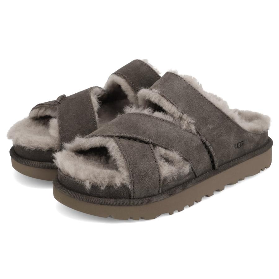 【新品未使用】UGG／Greenport Slide／24cm UGG（アグ） サンダル スリッパ グリーンポート クロスストラップ