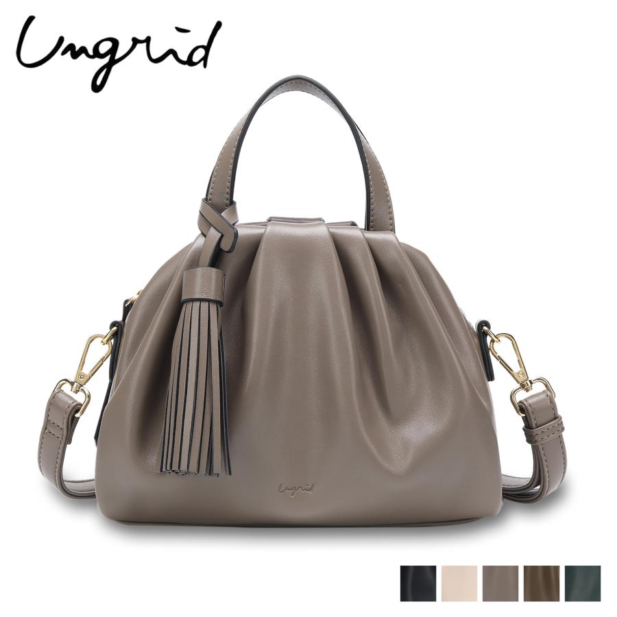 Ungrid（アングリッド） ショルダーバッグ ソフトギャザー ビッグ 