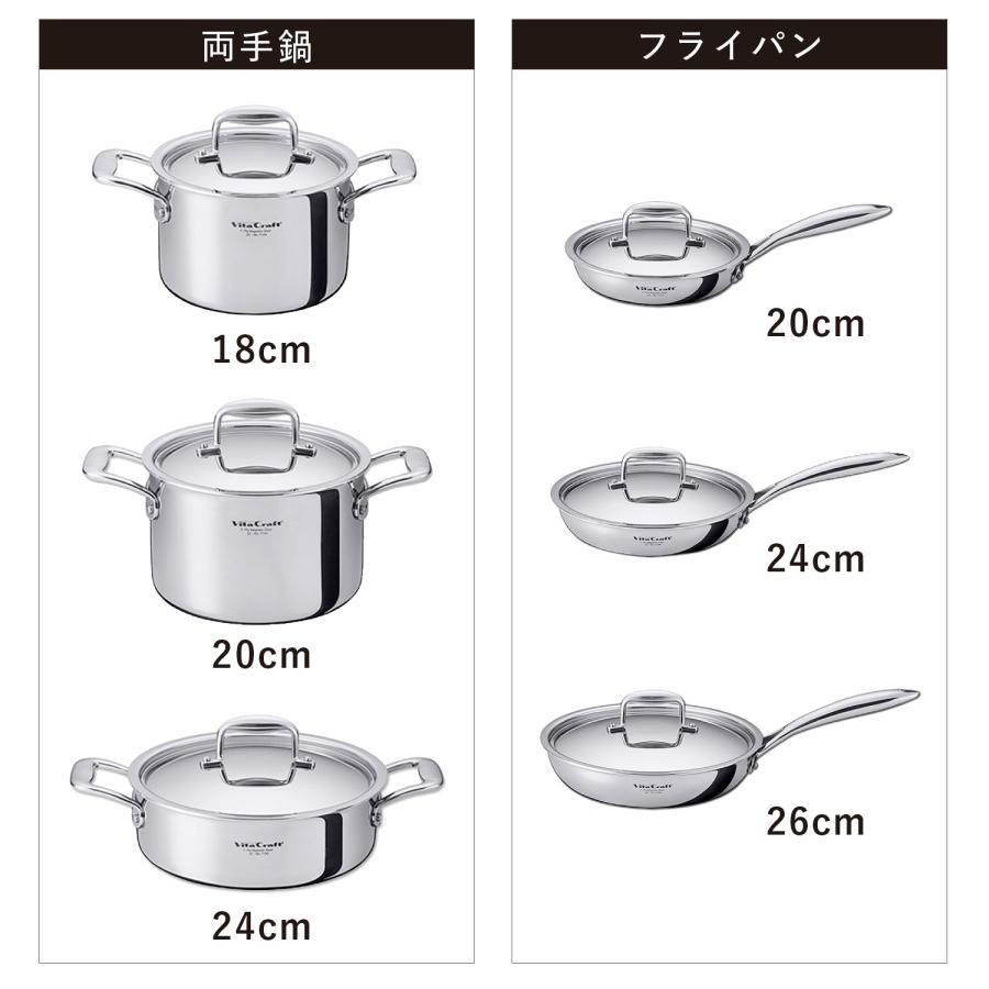 Vita Craft（ビタクラフト） Vita Craft Nシリーズ 片手鍋 16cm 1.8L