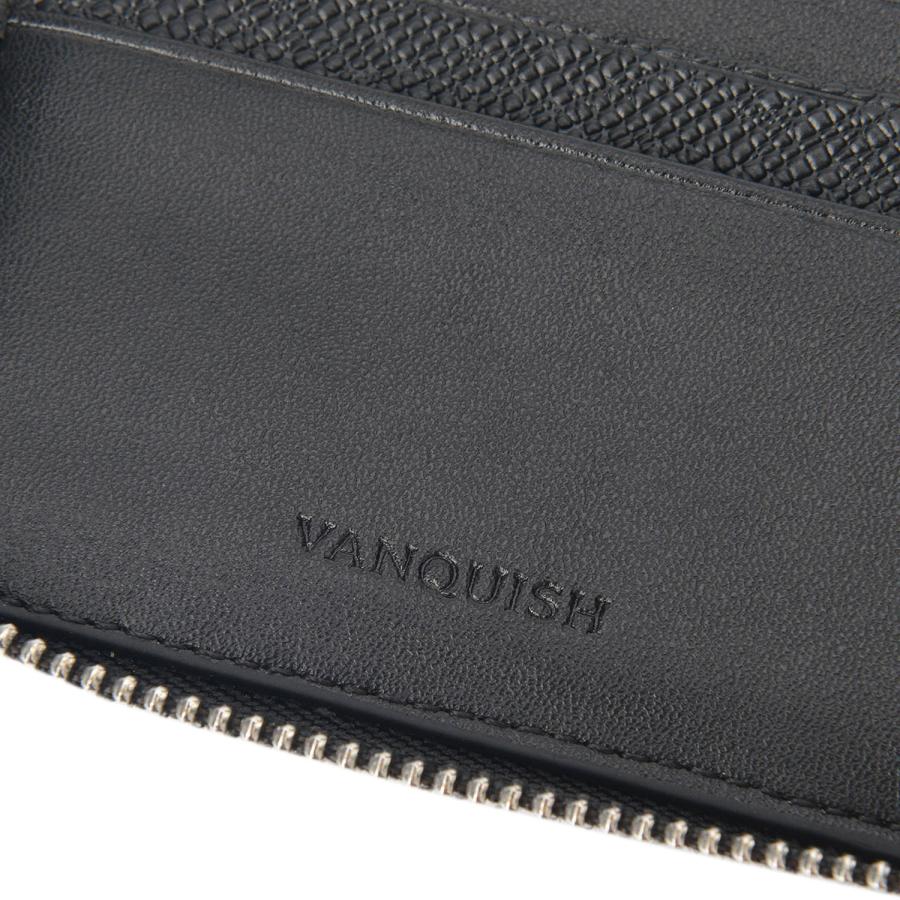 ヴァンキッシュ VANQUISH 二つ折り財布 メンズ ラウンドファスナー 本革 WALLET ブラック ネイビー ダーク グリーン 黒 VQM-43280｜sneak｜13