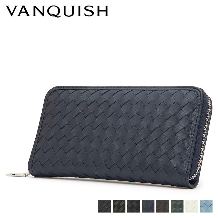 VANQUISH スタッズラウンドZIP WALLET 長財布 ロングウォレット ヴァンキッシュ VANQUISH スタッズラウンドZIP WALLET （BLK/GLD