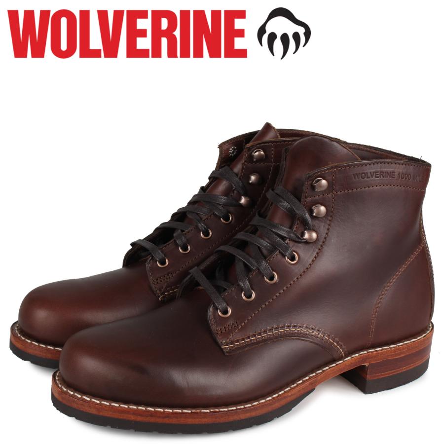 ウルヴァリン Wolverine 1000マイル ブーツ メンズ Evans 1000 Mile Boot ブラウン W Wlv W スニークオンラインショップ 通販 Yahoo ショッピング