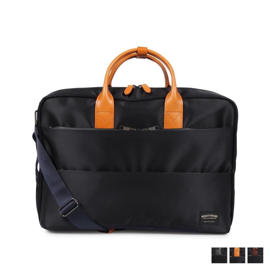 ３WAY ビジネスバッグ　WONDER BAGGAGE　ブラック WONDER BAGGAGE（ワンダーバゲージ） リュック バッグ バックパック