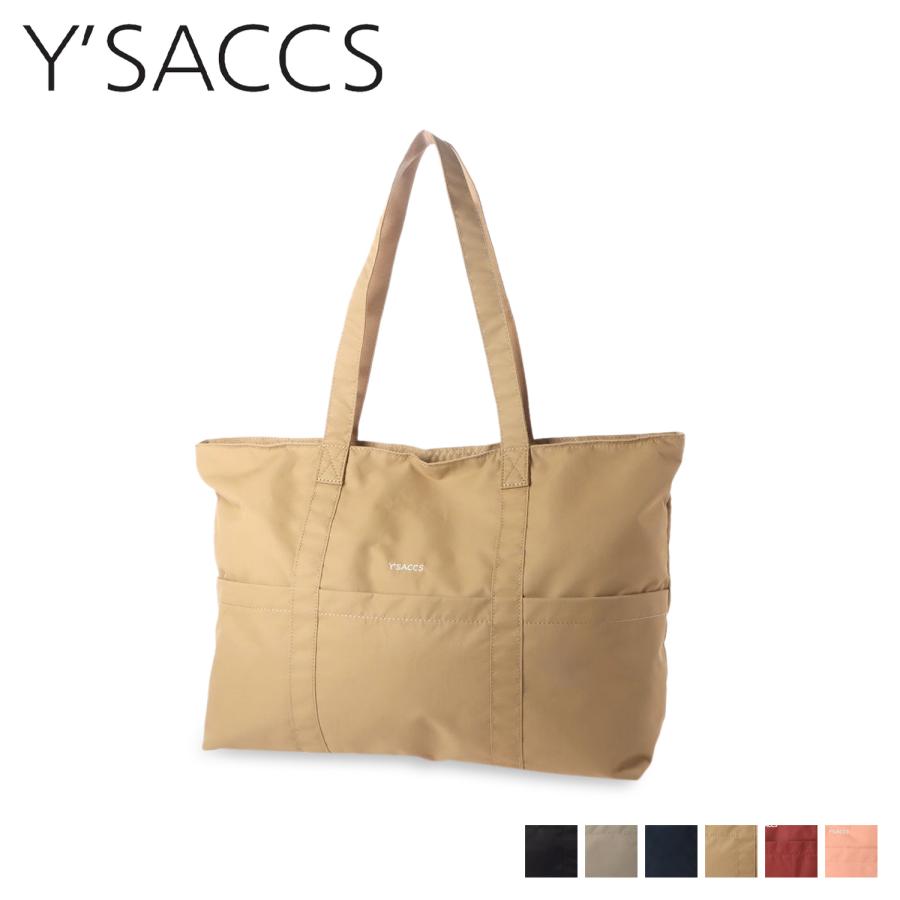【新品】Y'SACCS ベージュ トートバッグ　大容量　軽量　イザック Y'SACCS vous et イザック ショルダーバッグ レディース