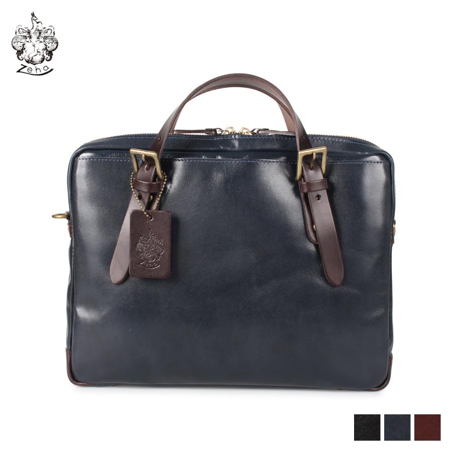 zeha ツェハ バッグ ビジネスバッグ ブリーフケース メンズ 2WAY BRILLIANT DRIVING BAG ブラック ネイビー ブラウン 黒 290-9805 | Zeha