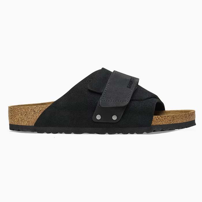 試着のみ　BIRKENSTOCK　Kyoto/京都　サンダル　23cm　ブラック BIRKENSTOCK（ビルケンシュトック） キョウト 普通幅 メンズ
