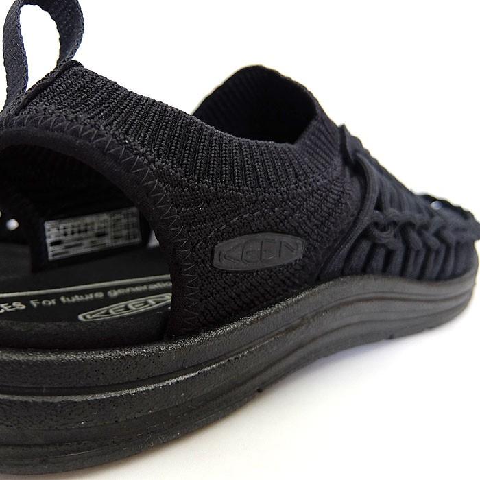 KEEN キーン ユニーク UNEEK EVO BLACK/BLACK 1023074 1023079 メンズ レディース サンダル スニーカー オールブラック 黒｜sneaker-bouz｜08