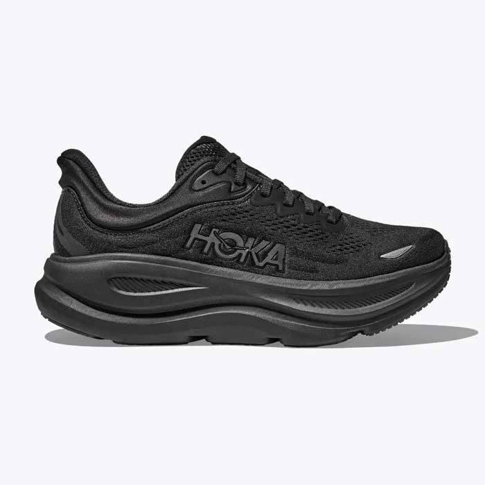 毎日発送 ホカオネオネ ボンダイ 9 ワイド メンズ HOKA ONE ONE BONDI WIDE EE 1162013-BBLC 厚底 スニーカー 幅広 ロードランニングシューズ 黒[PU1] HOKA ONEONE（ホカ オネオネ） 毎日発送 ボンダイ 9 ワイド メンズ