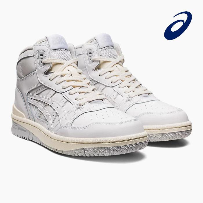 アシックス スニーカー 白 メンズ レディース ミッドカットASICS EX89