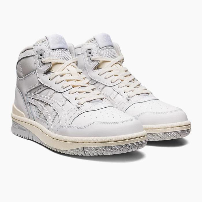 アシックス スニーカー 白 メンズ レディース ミッドカットASICS EX89