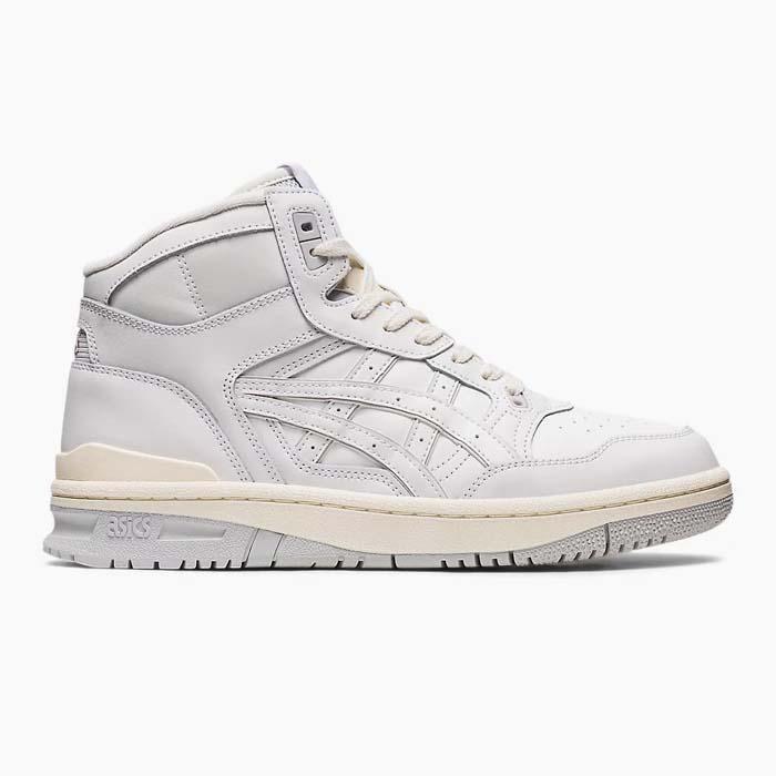 アシックス スニーカー 白 メンズ レディース ミッドカットASICS