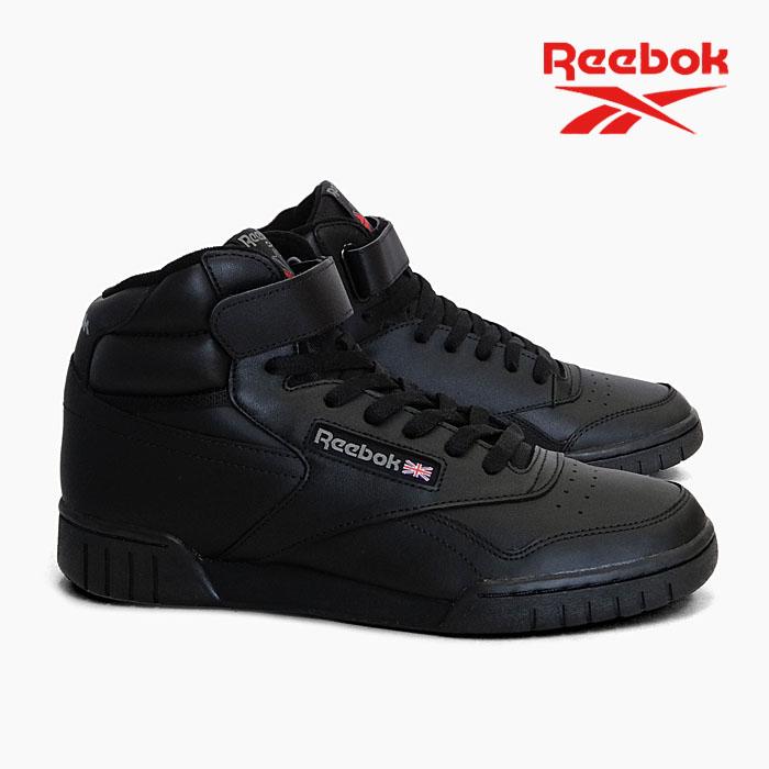 REEBOK リーボック ハイカット スニーカー EX-O-FIT HI BLACK 3478 黒 レザー REEBOK CLASSIC