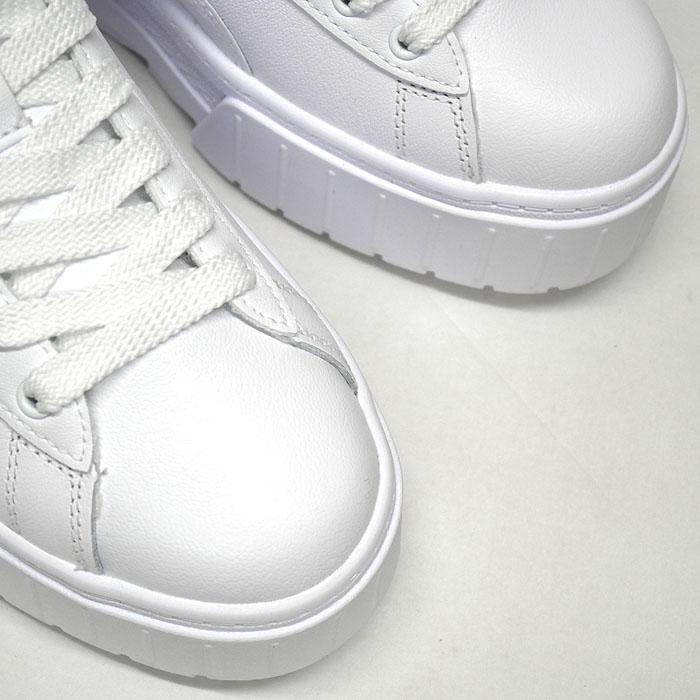 毎日発送 PUMA MAYZE CLASSIC W 384209-01[プーマ メイズ クラシック ウィメンズ 白][スニーカー/レディース ...