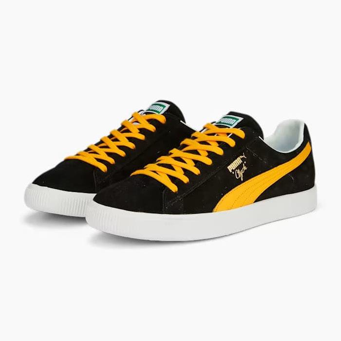 PUMA プーマ クライド 日本製 メンズ スニーカー 黒 CLYDE PUMA プーマ クライド 日本製 メンズ スニーカー 黒 CLYDE