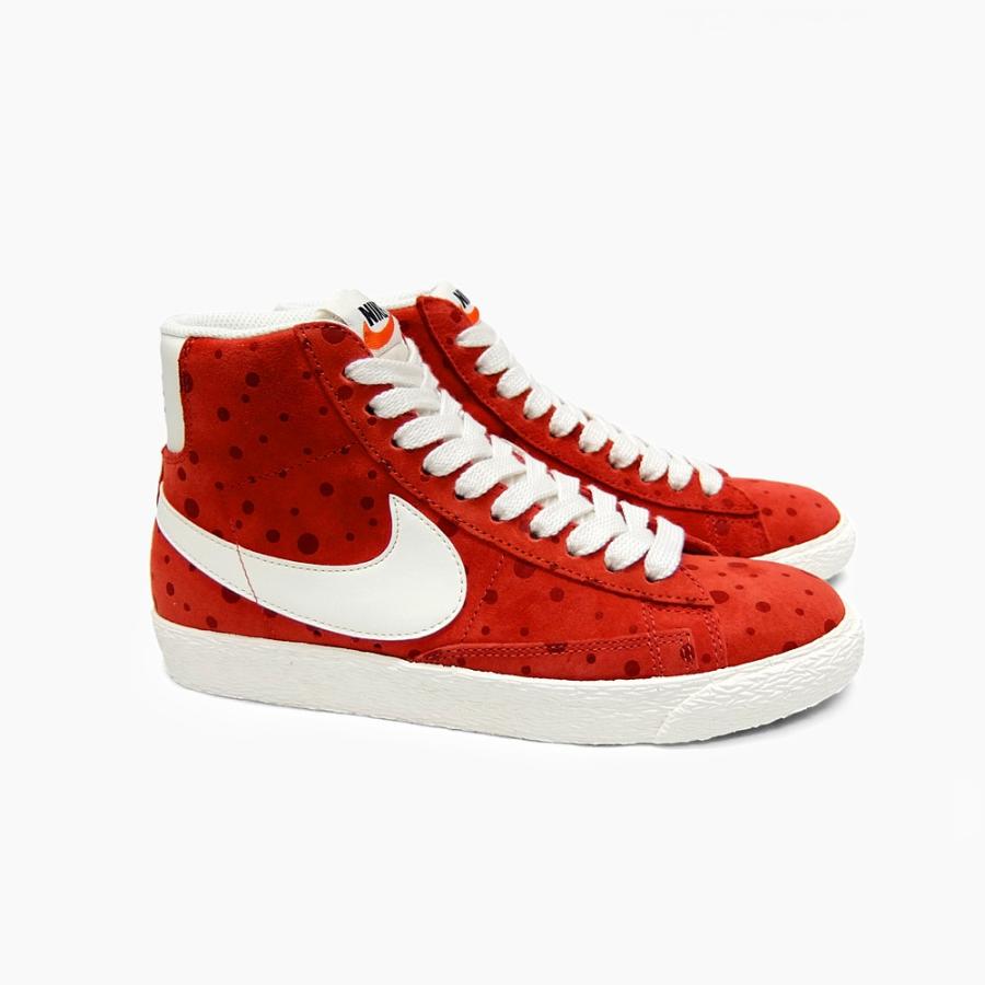 NIKE ナイキ WMNS BLAZER MID SUEDE VNTG BRIGHT CRIMSON/SAIL 518171 