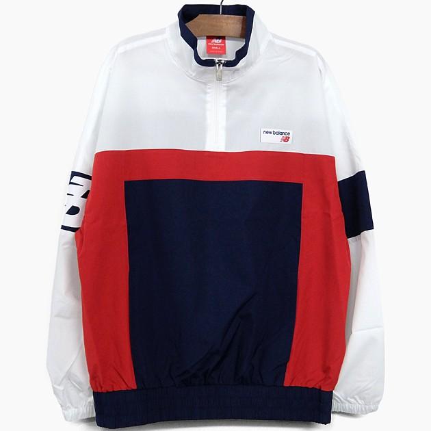 new balance ウィンドブレーカー 赤 グレー New Balance（ニューバランス） ウインドブレーカー ナイロン