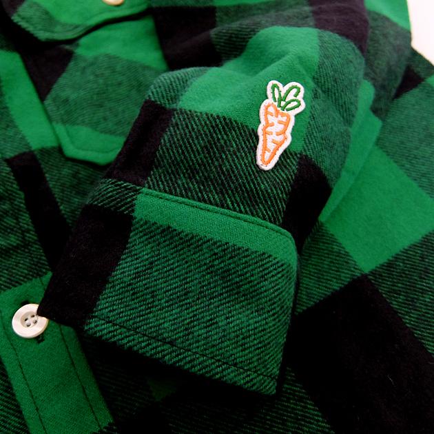 キャロッツ メンズ フランネル シャツ CARROTS SIGNATURE LUMBERJACK FLANNEL [RED GREEN]CARROTS BY ANWAR CARROTS ボタン ネルシャツ 長袖 シャツ｜sneaker-bouz｜16