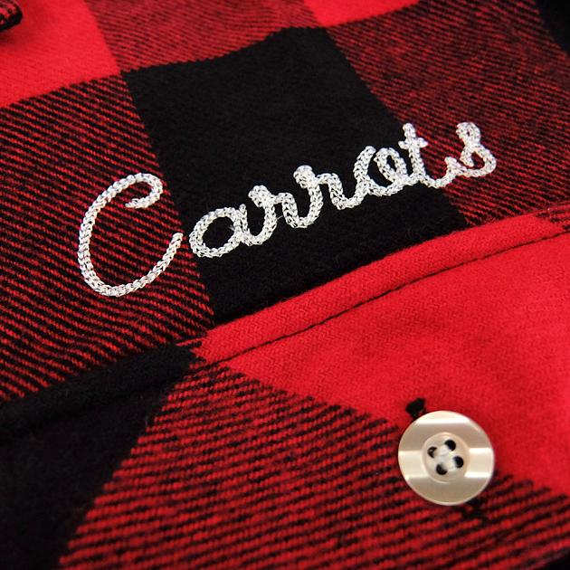 キャロッツ メンズ フランネル シャツ CARROTS SIGNATURE LUMBERJACK FLANNEL [RED GREEN]CARROTS BY ANWAR CARROTS ボタン ネルシャツ 長袖 シャツ｜sneaker-bouz｜04