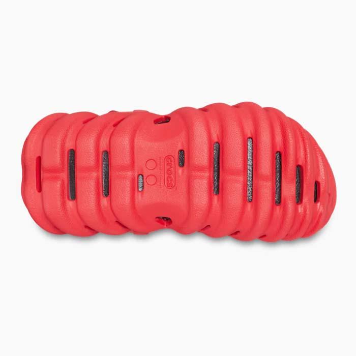 crocs（クロックス） 毎日発送 サンダル キッズ エコークロッグ CROCS KIDS ECHO CLOG VARSITY RED ...